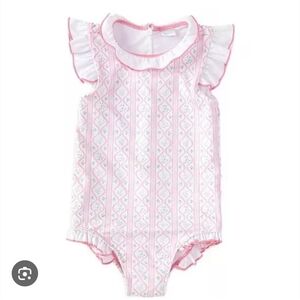 Edgehill Collectionx Sun Flower Children Little Girls 2T-6X  One Piece Swimsuit